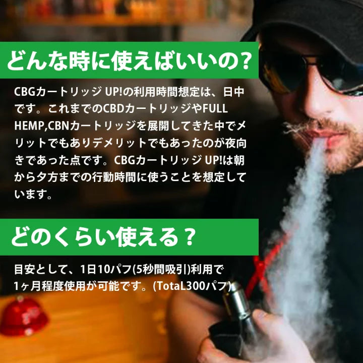 CBD MANIA高濃度CBGリキッドカ-トリッジ