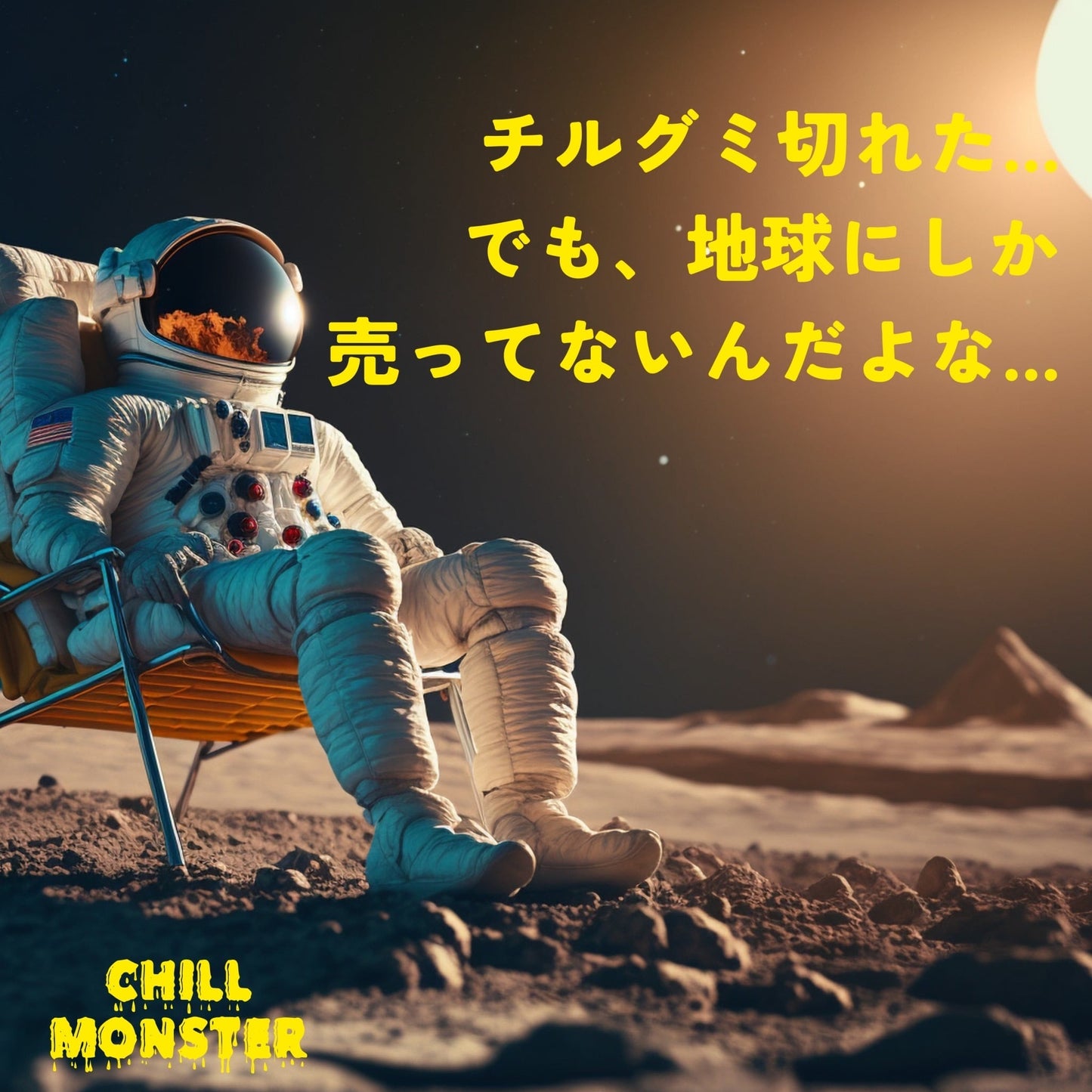 Chill MonsterモンスターグミCBN1000mg（青りんご味）10粒入