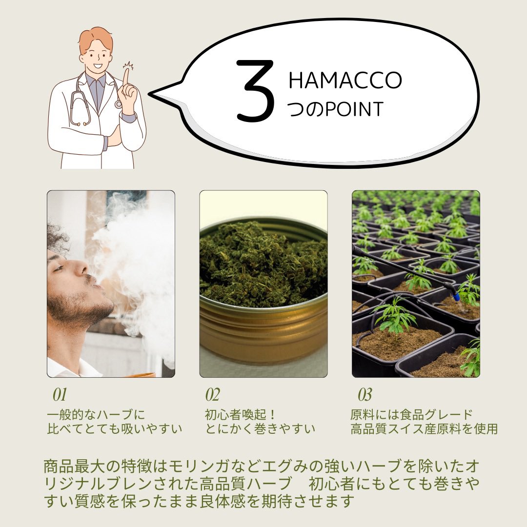 新基準対応 ハマコCBG HERB／3.5g